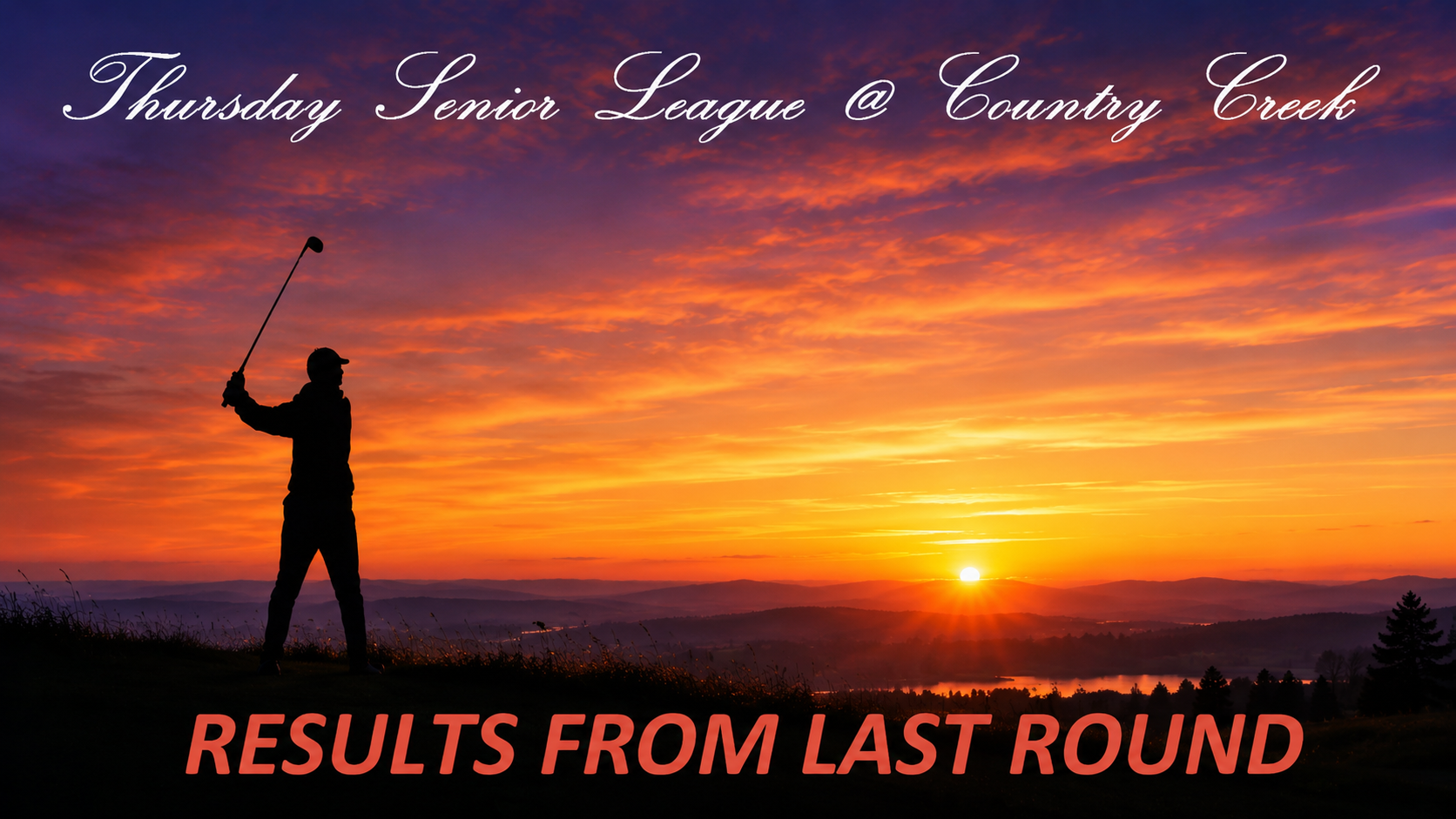 Thursday Senior Golf League